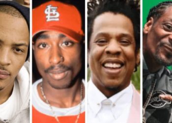 Capa T.I., Tupac, Jay-Z e Snoop Dogg