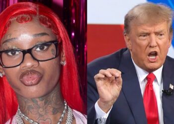 Capa Sexyy Red e Donald Trump